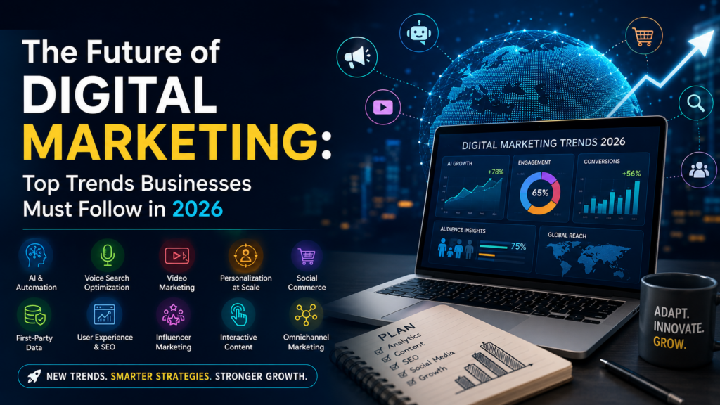 The Future of Digital Marketing: Top Trends Businesses Must Follow in 2026