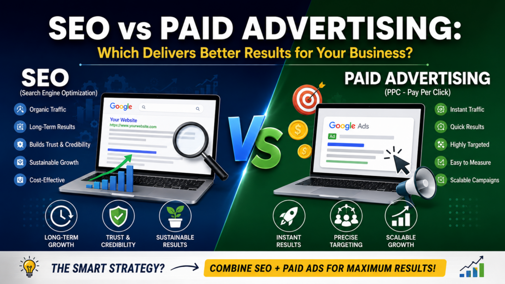 SEO vs Paid Advertising: Which Delivers Better Results for Your Business?